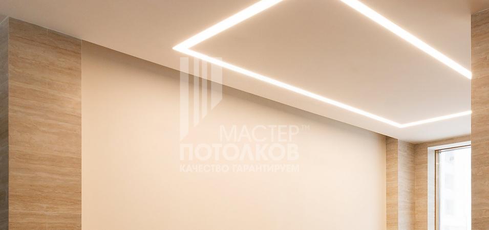 световые линии в форме прямоугольника